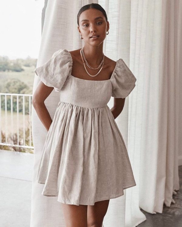 VAIWIMES LINEN DRESS